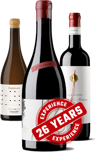 Three bottles of wine