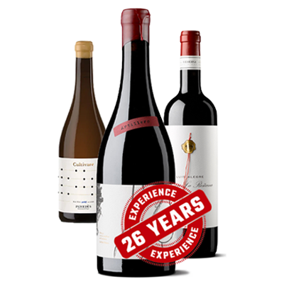 Three bottles of wine