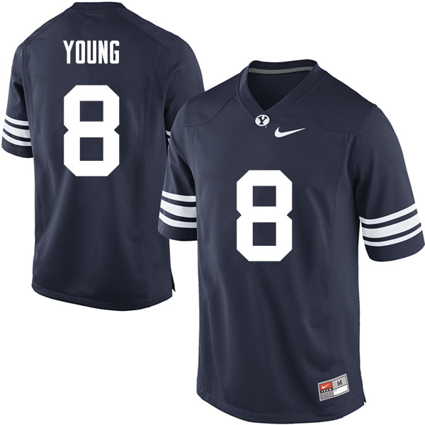 BYU Cougars Nike Steve Young #8 College Alumni Legend Jersey - Royal